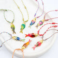 Ocean Fish Pendant Cord Necklace [WI8DVRIW]