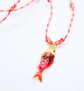 Ocean Fish Pendant Cord Necklace [FAHSTC5C]