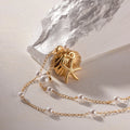 Ocean Shell Pendant Necklace [1GSL1DJB]