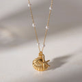 Ocean Shell Pendant Necklace [ODFLMXMX]