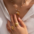 Ocean Shell Pendant Necklace [JGTHRUCN]