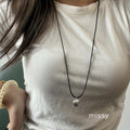 Odessa Brushed Pendant Necklace [T1KTX2F0]