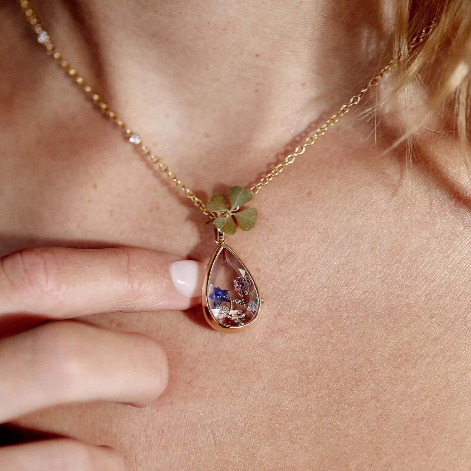 Openable Heart Locket Pendant Necklace [UQ88RE0S]