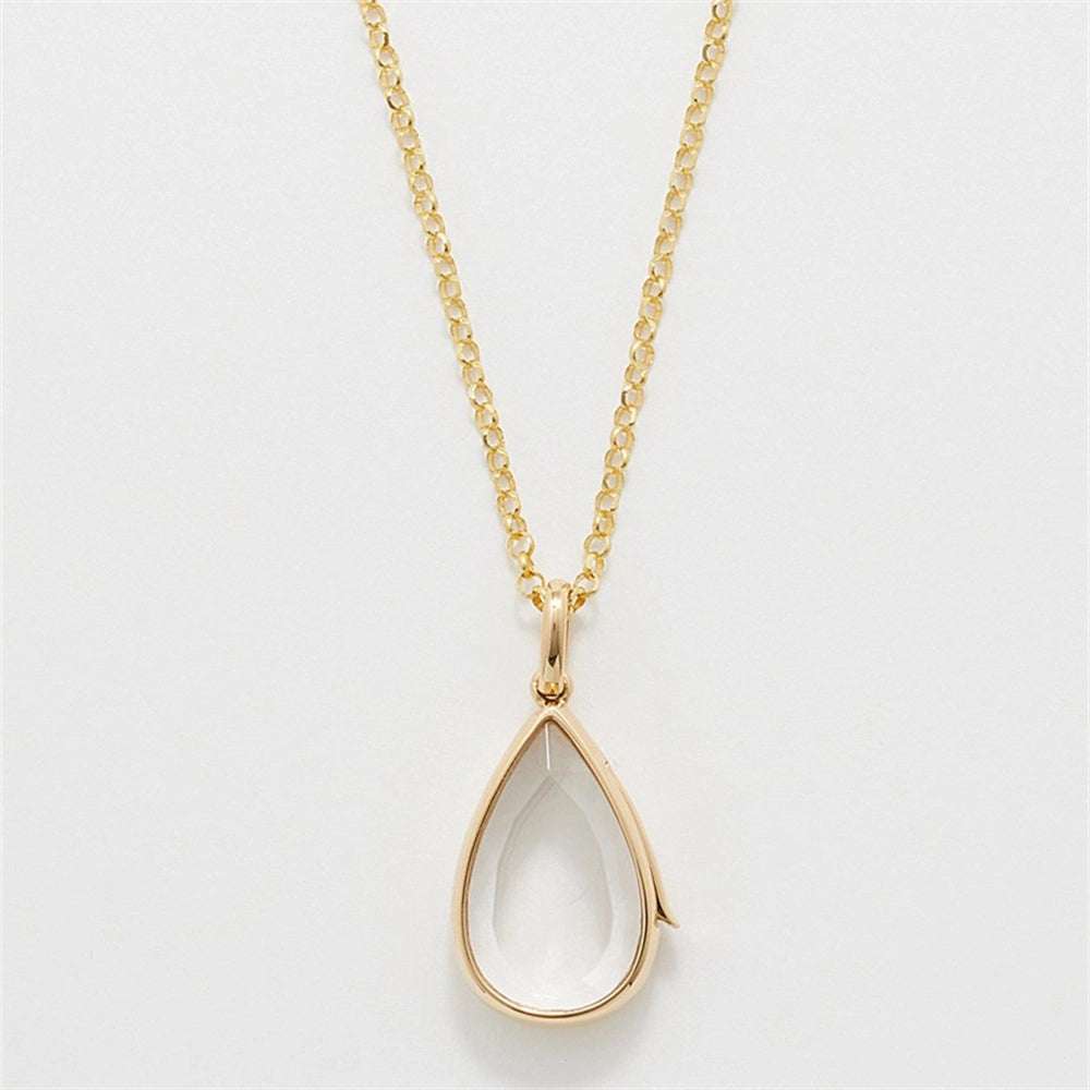Openable Heart Locket Pendant Necklace [SPL5O9Y0]