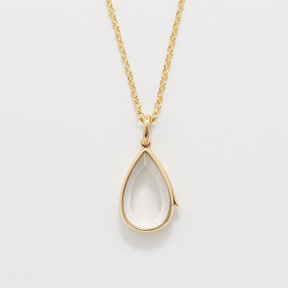 Openable Heart Locket Pendant Necklace [LL2KXARN]