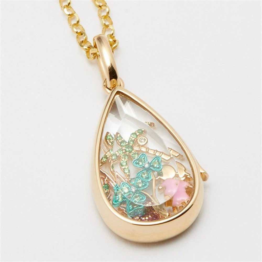 Openable Heart Locket Pendant Necklace [RQ1QVHPT]