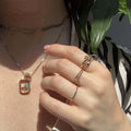 Openable Photo Locket Pendant Necklace [QZXPSLHP]