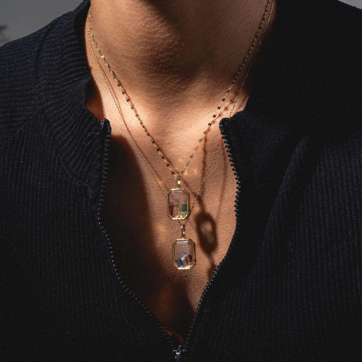 Openable Photo Locket Pendant Necklace [5UA5JQ00]