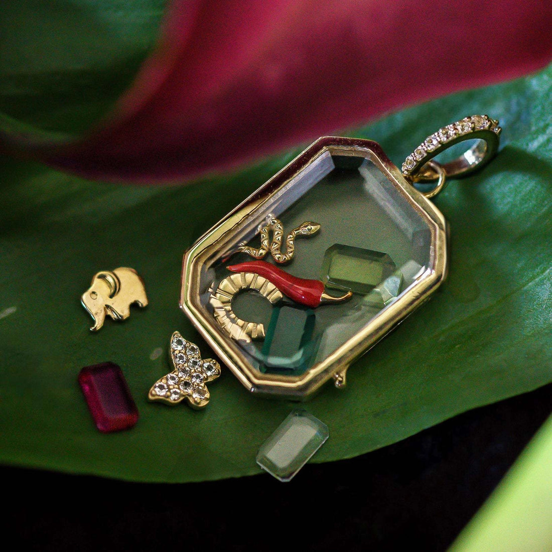 Openable Photo Locket Pendant Necklace [399KCPGJ]