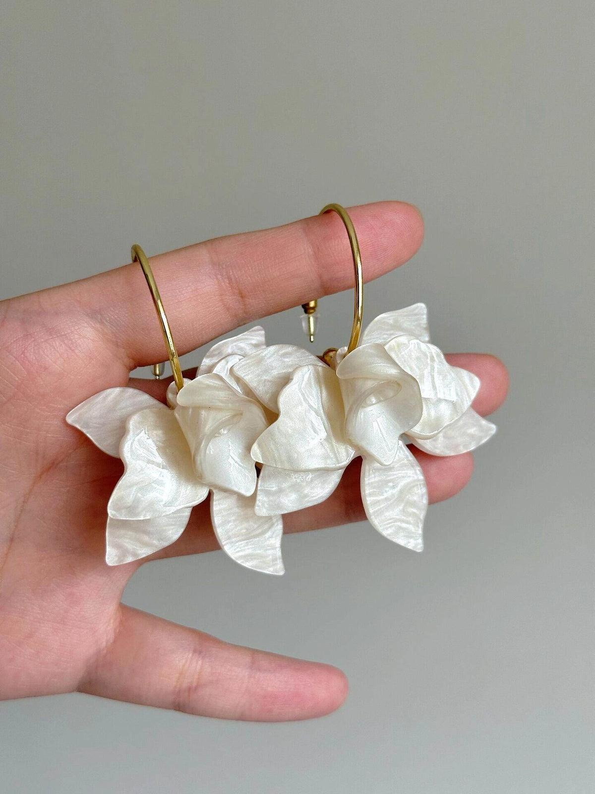 Orchid Stud Earrings [B0X0EPBH]