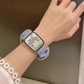 Organza Scrunchie Apple Watch Band [WRQZAOZB]