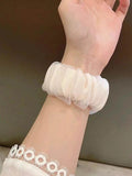 Organza Scrunchie Apple Watch Band [9PMN7C8A]