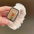 Organza Scrunchie Apple Watch Band [31PLYHKK]