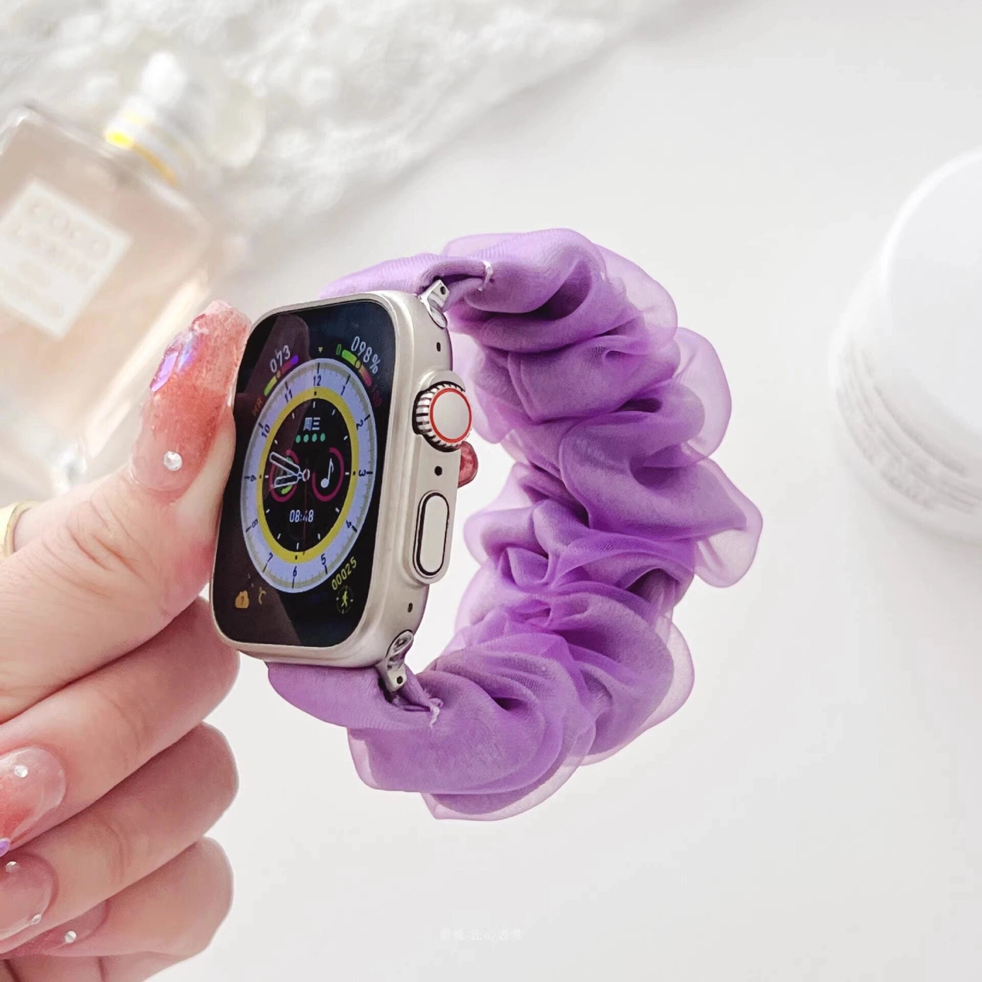 Organza Scrunchie Apple Watch Band [8JPOIYOX]