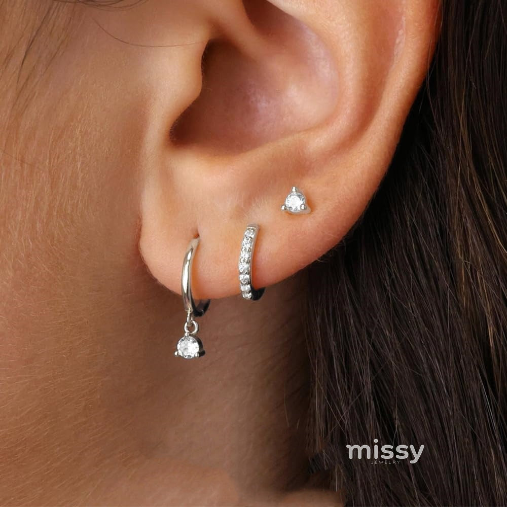 Oriah Zircon Earring Set [UJG4XQQ2]