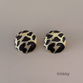 Oriana Irregular Leopard Earrings [IXVJFSDM]