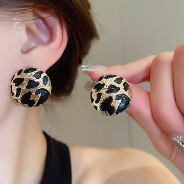 Oriana Irregular Leopard Earrings [GZQGSZRI]