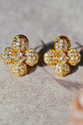 Ornate Floral Drop Earrings [0N3IRN5Z]