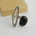 Oval Citrine Gold Ring [6DEG1DK0]