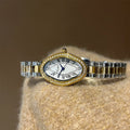Oval Crystal Embellished Bracelet Watch [UEWOZSBX]