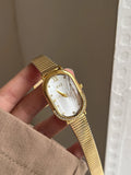 Oval Dial Bracelet Watch [WDQQ93DD]