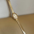 Oval Dial Bracelet Watch [RF7EE74F]