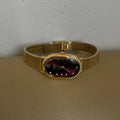 Oval Dial Bracelet Watch [7FGYYS35]
