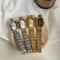 Oval Dial Minimalist Bracelet Watch [JSMWFKC7]