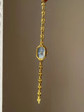 Oval Mother-of-Pearl Bracelet Watch [H2FC7JJG]