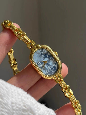 Oval Mother-of-Pearl Bracelet Watch [X2Z5892Z]