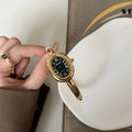 Oval Vintage Gold Bracelet Watch [9VF556OV]