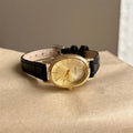 Oval Vintage Leather Strap Watch [EX36OCZL]