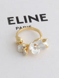 Pear Blossom Open Ring [I026VLQF]
