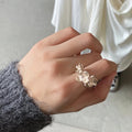 Pear Blossom Open Ring [7A5ZRQVH]