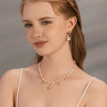 Pearl and Conch Shell Pendant Necklace [790MJMKQ]