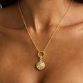 Pearl and Gold Chain Necklace [QGSH7F52]