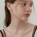 Pearl Bow Pendant Necklace [CPB0VGLV]