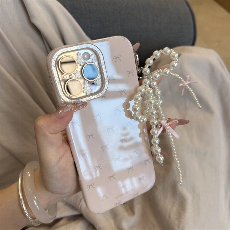 Pearl Bowknot iPhone Case [TPCFDCBZ]