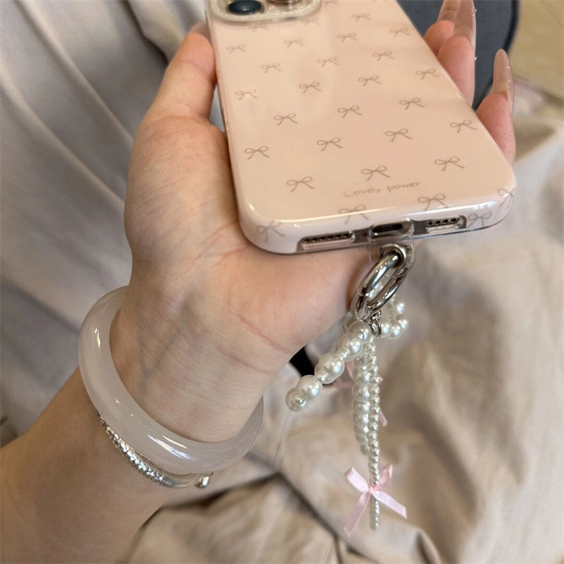 Pearl Bowknot iPhone Case [0ICJYPC3]
