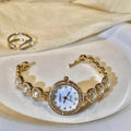 Pearl Bracelet Watch [DJ560B3C]