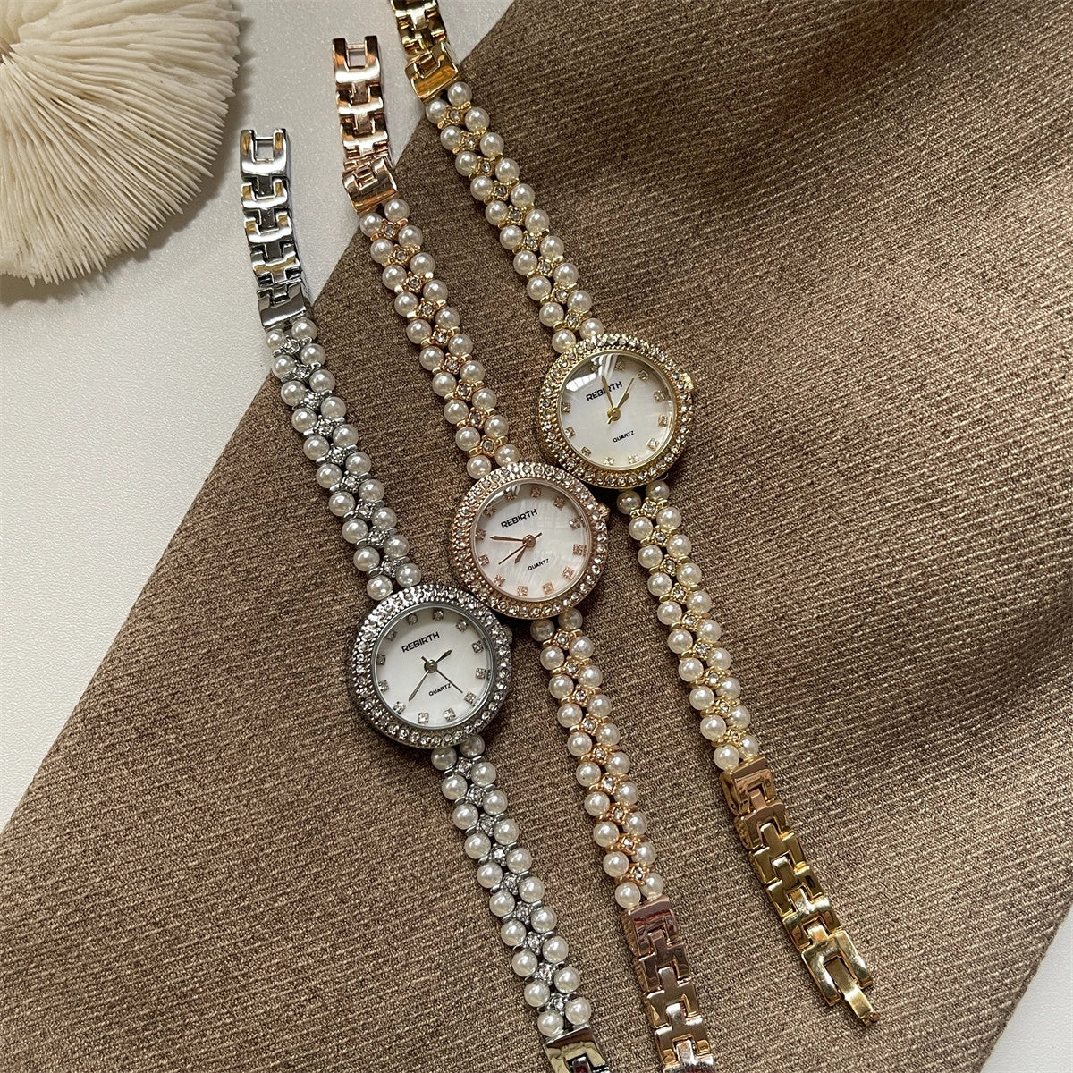 Pearl Bracelet Watch [NQZKAFMY]