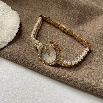 Pearl Bracelet Watch [2ZQ7LLWM]