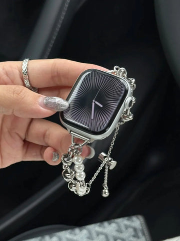 Pearl Chain Apple Watch Strap [KOBFGHHN]