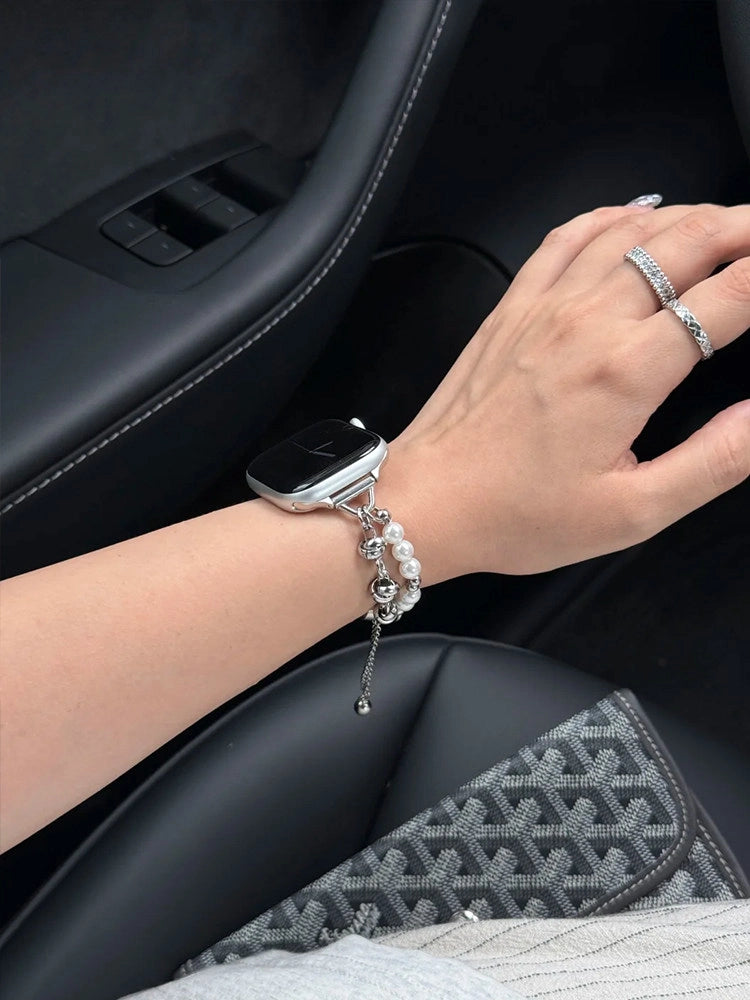 Pearl Chain Apple Watch Strap [KOBFGHHN]