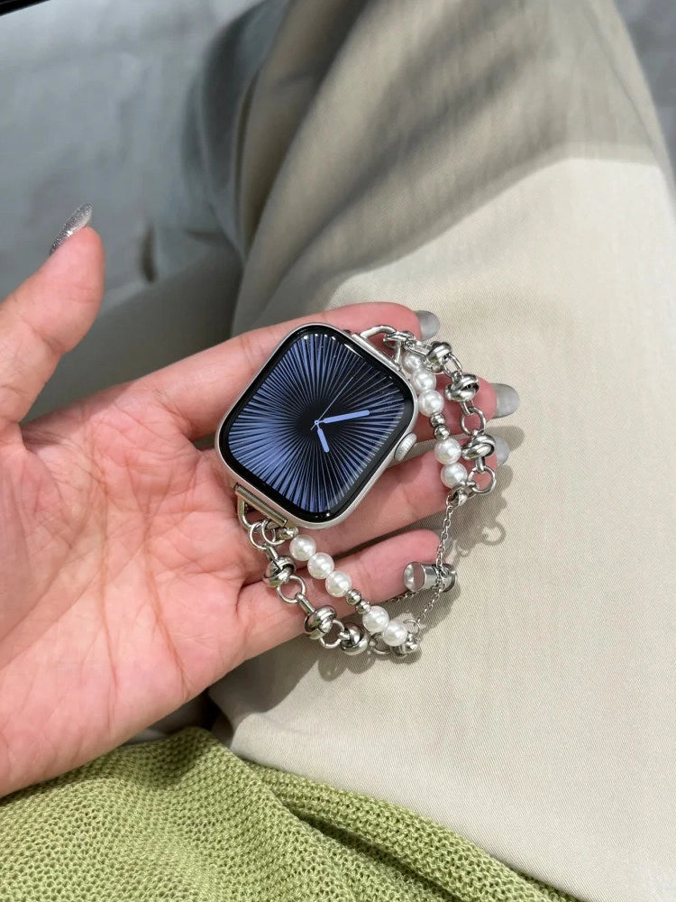 Pearl Chain Apple Watch Strap [MVKM67OW]