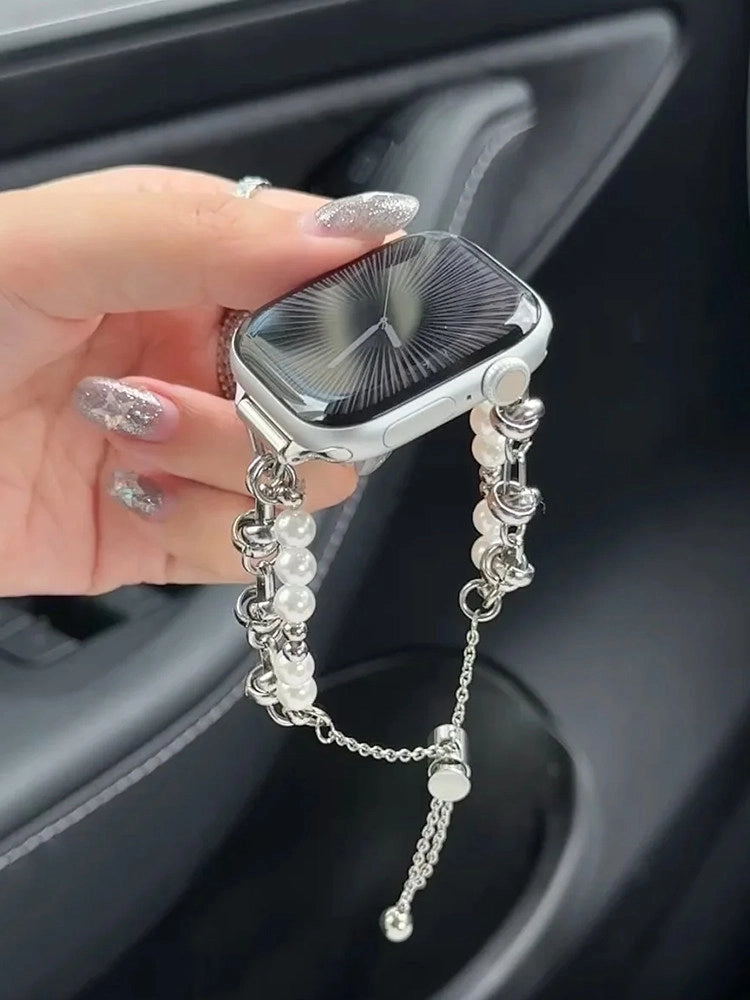 Pearl Chain Apple Watch Strap [2P07X6XC]