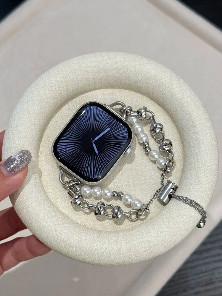 Pearl Chain Apple Watch Strap [3AUIVQQ6]
