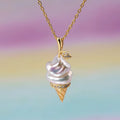 Pearl Chain Ice Cream Necklace [3XYFU7AN]