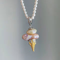 Pearl Chain Ice Cream Necklace [D0EP2XQP]