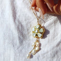 Pearl Flower Pendant Necklace [0XL6OX91]